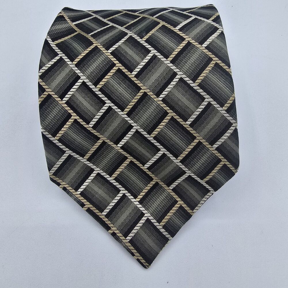 Mens Necktie Joseph & Feiss Formal 57"Lx4"W Multicolor Neck Tie, suit, Vintage